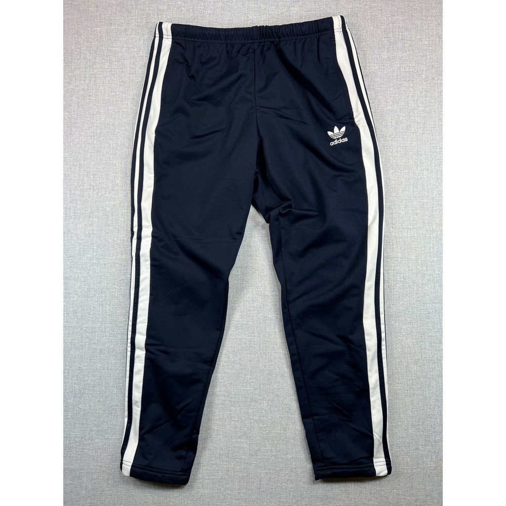 adidas Adibreak Tearaway Track Pants Men XL Navy Blue Snap Y2K Streetwear BR2238